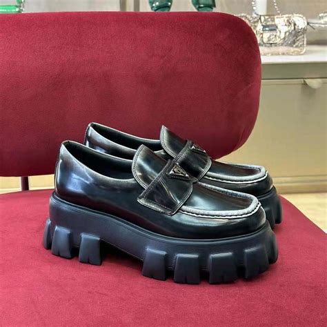 monolith nuanced brushed leather loafers.